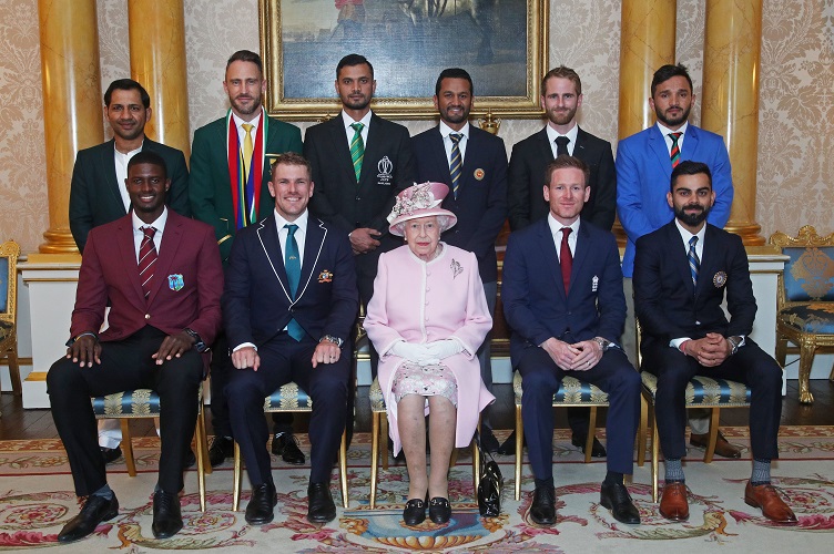 World Cup 2019 captains Queen Elizabeth II