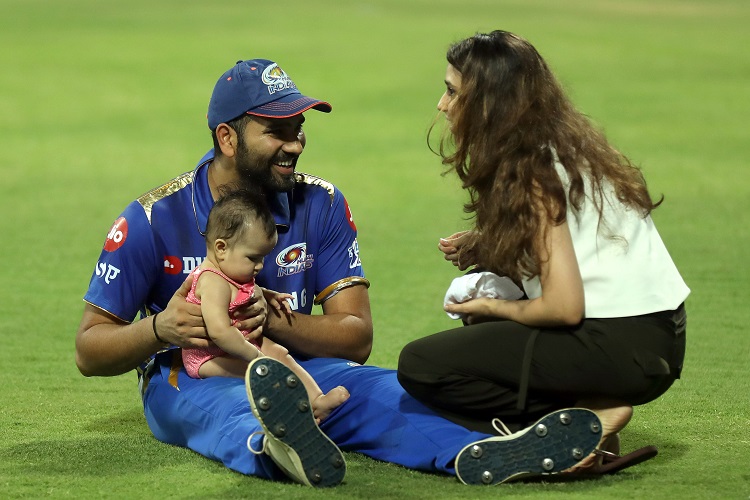 Rohit Sharma daughter IPL 2019 12 Mumbai Indians MI