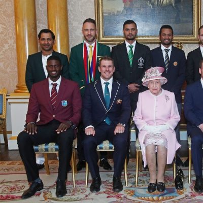 Queen Elizabeth II ICC World Cup Cricket 2019 captains