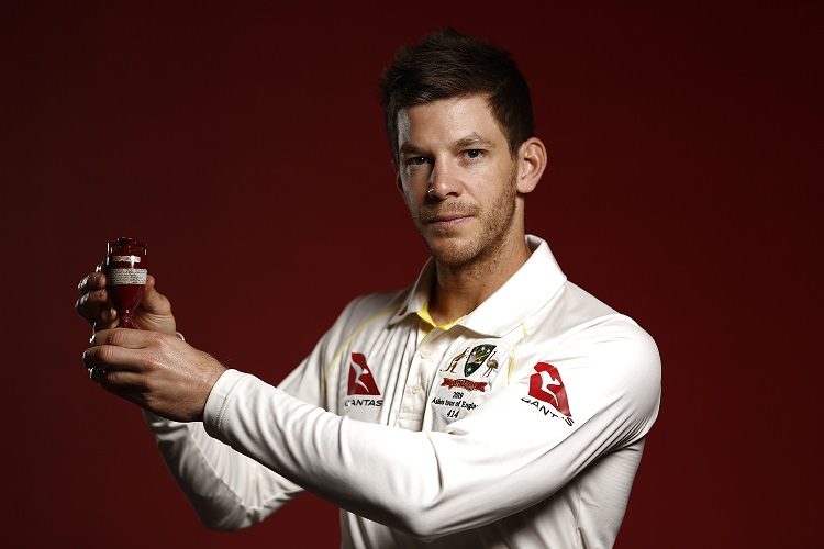 Tim Paine Ashes urn