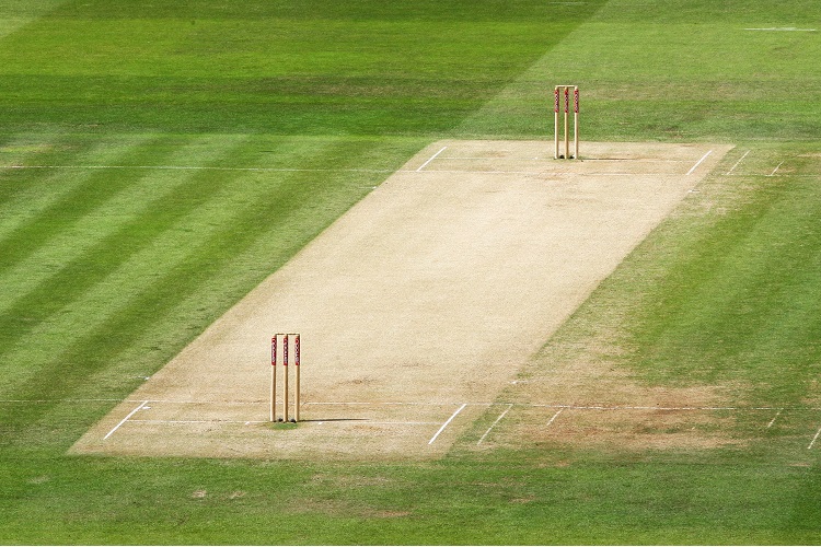 cricket pitch stumps generic